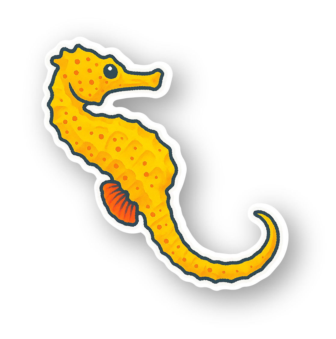 Yellow Seahorse